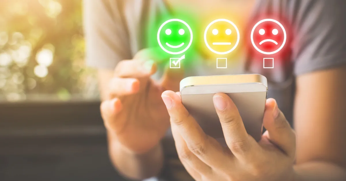 EPSI Rating Denmark med rød, gul og grøn smiley.
