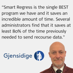 Smart Regress is the single BEST program we have, Gjensidige citat