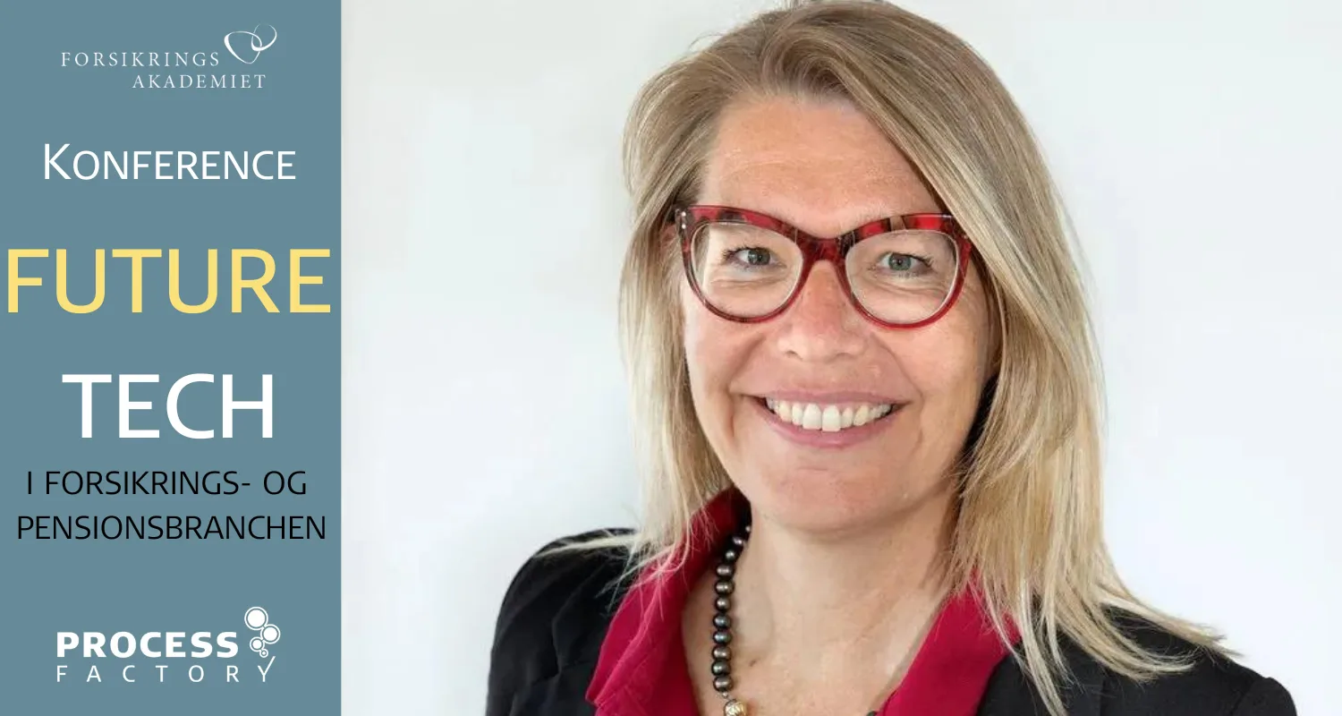 CEO Susanne Møllegaard på en Future Tech plakat