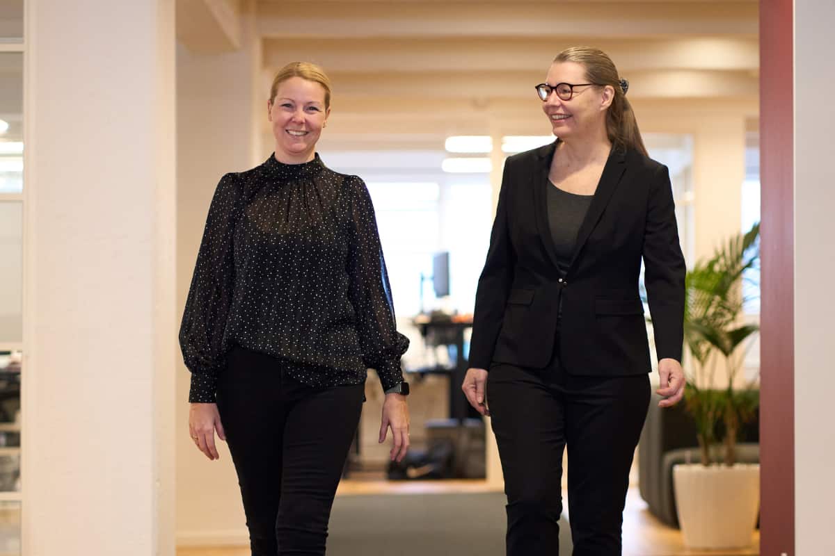 Mailen Russ COO og Susanne Møllegaard CEO i it-virksomheden Process Factory